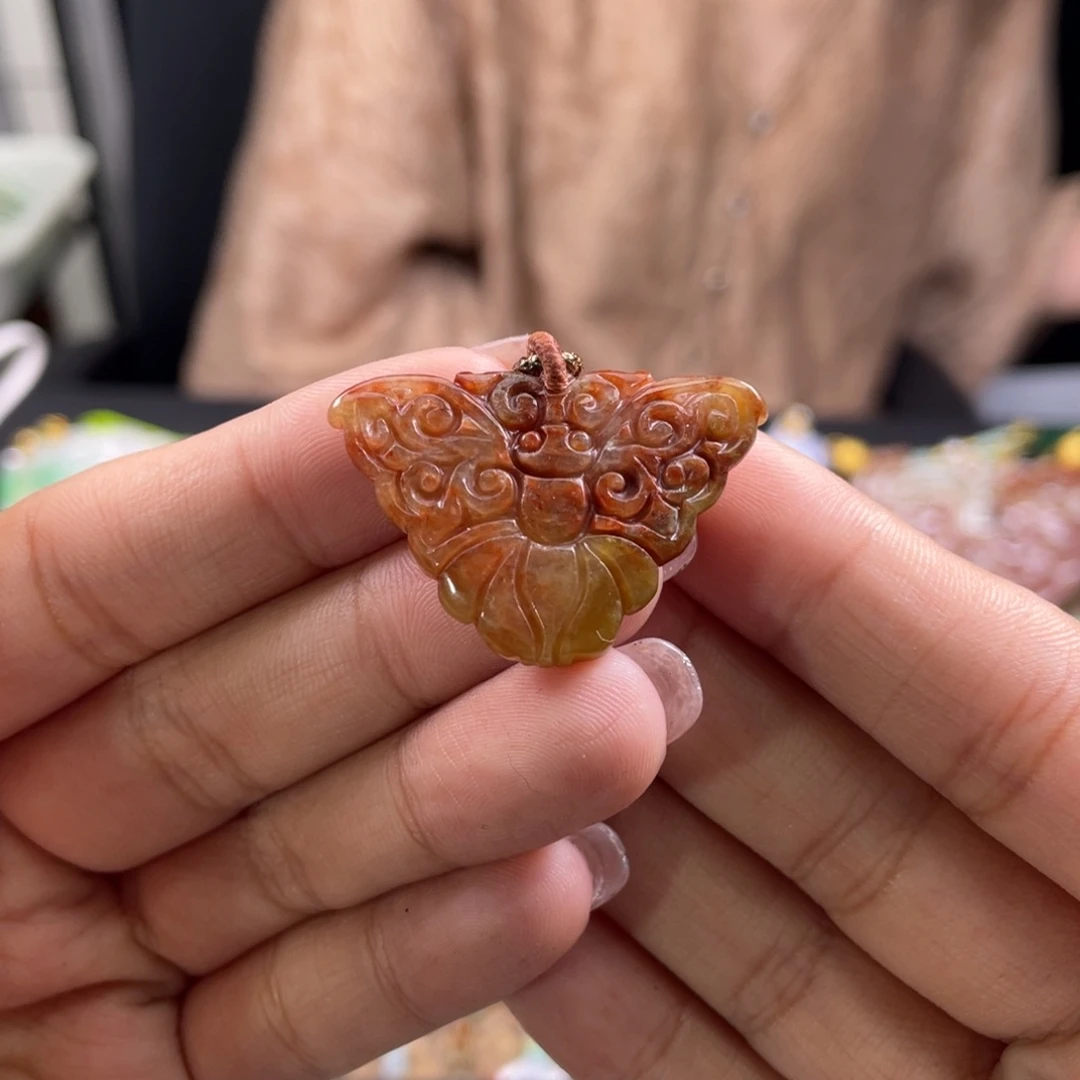 翡翠未镶嵌颈饰代编织