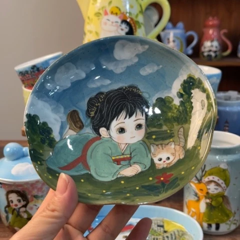 炉景德镇釉下手绘陶瓷