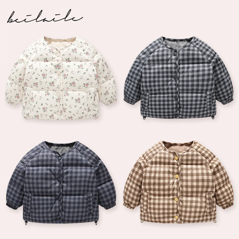 【面包羽绒外套 小乐妈咪】婴儿童外套男女宝宝加厚羽绒服K22