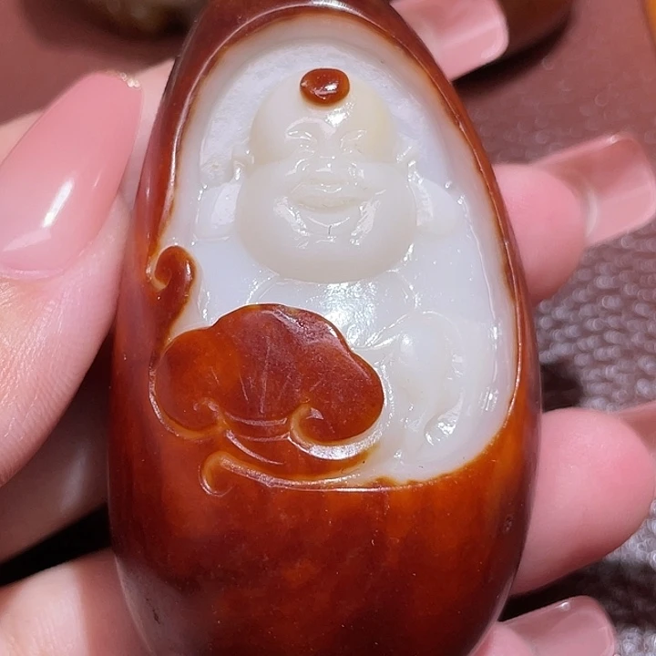 心***神颈饰未镶嵌和田玉