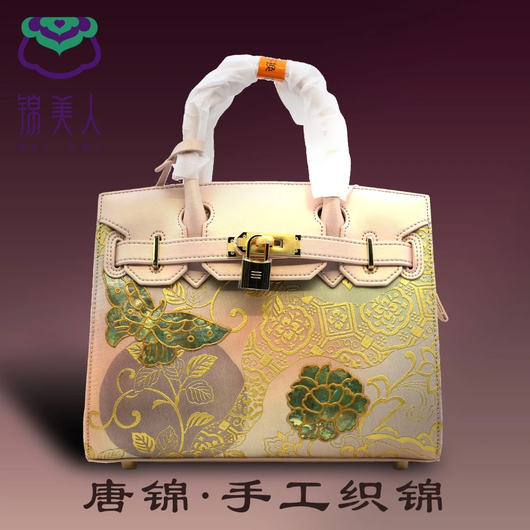 锦美人唐锦非遗手作中铂金珠光粉