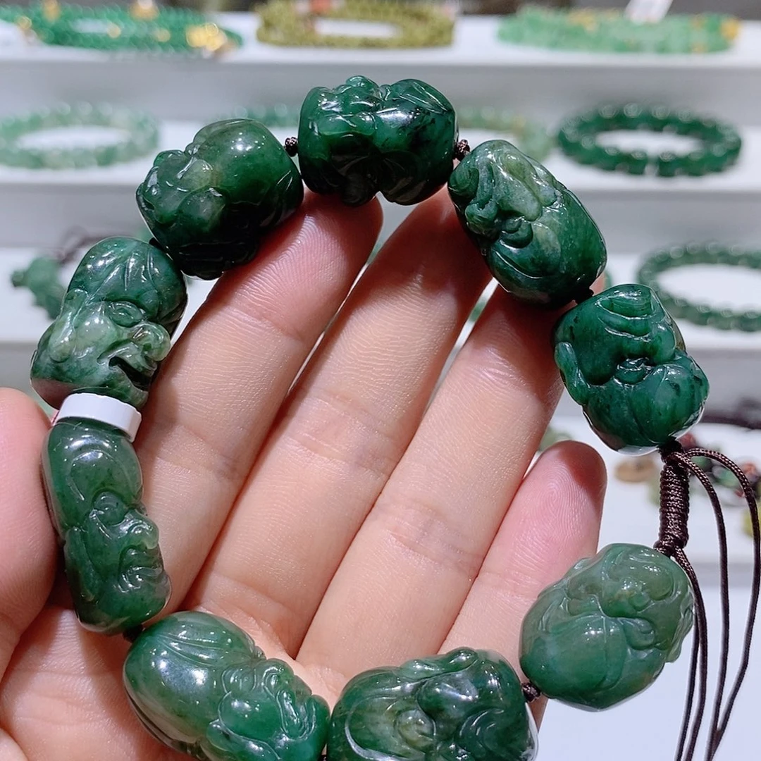 独山玉未镶嵌手串