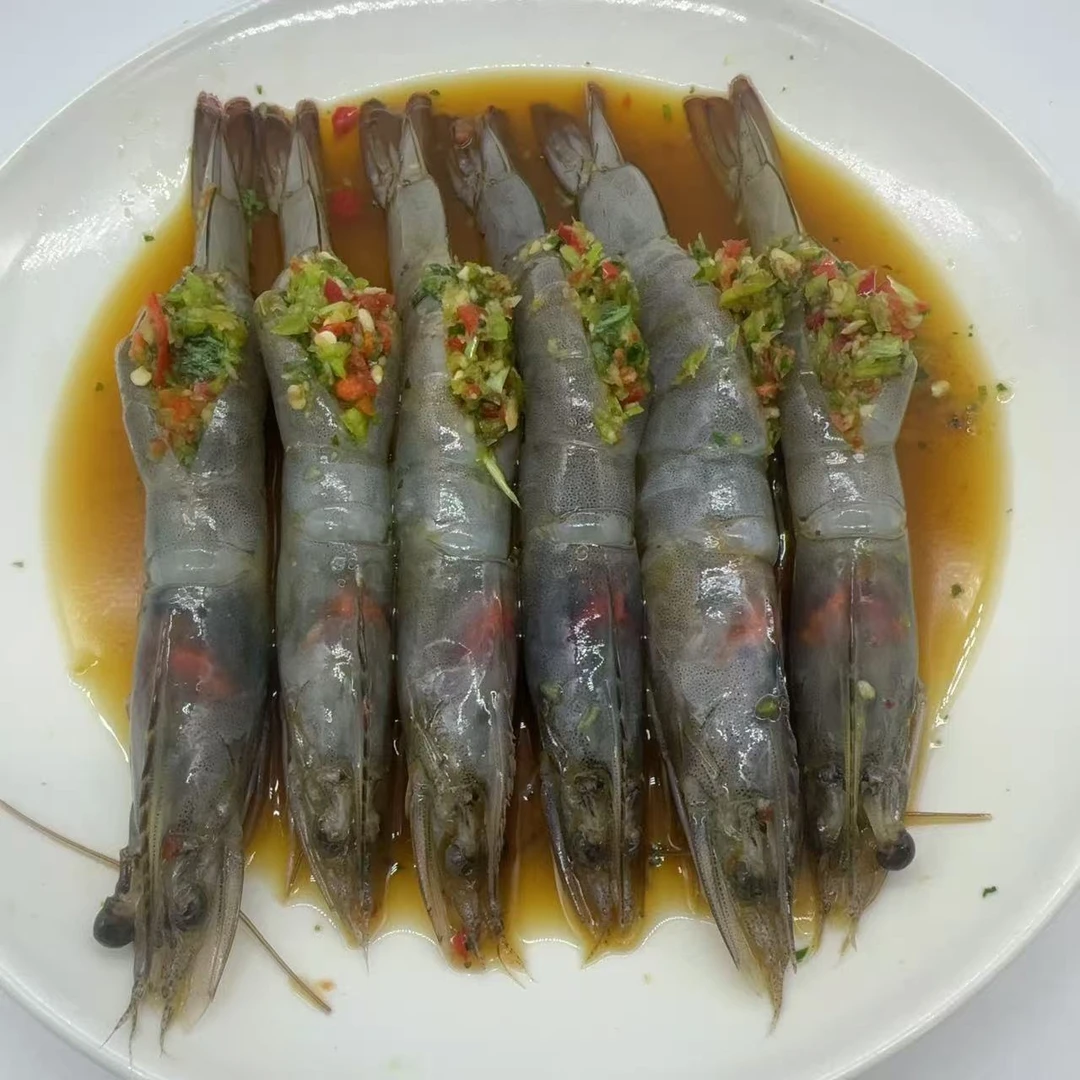 新口味夹馅配菜虾300g生腌虾生腌海鲜