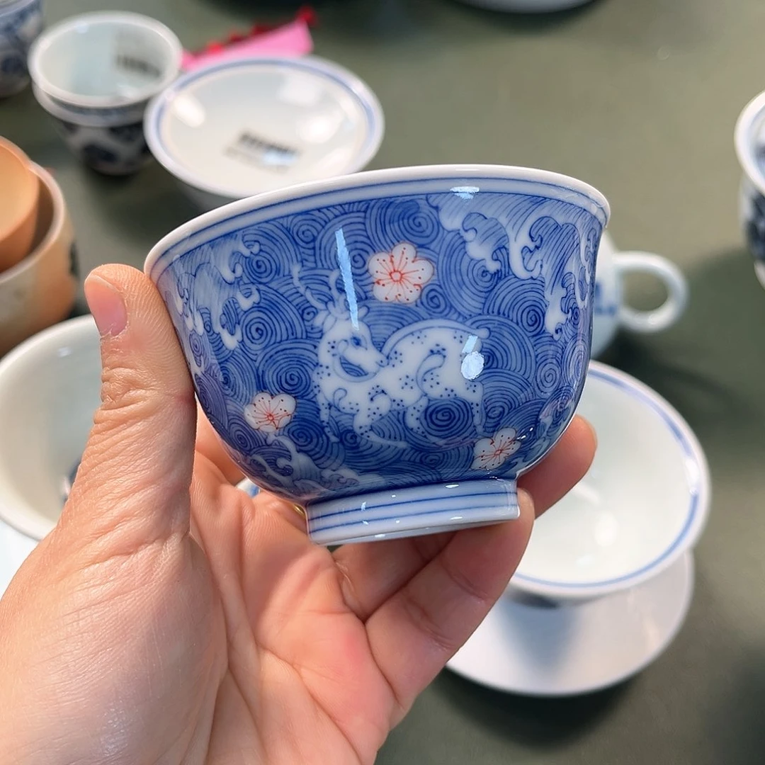 杯青花瓷器青花瓷器