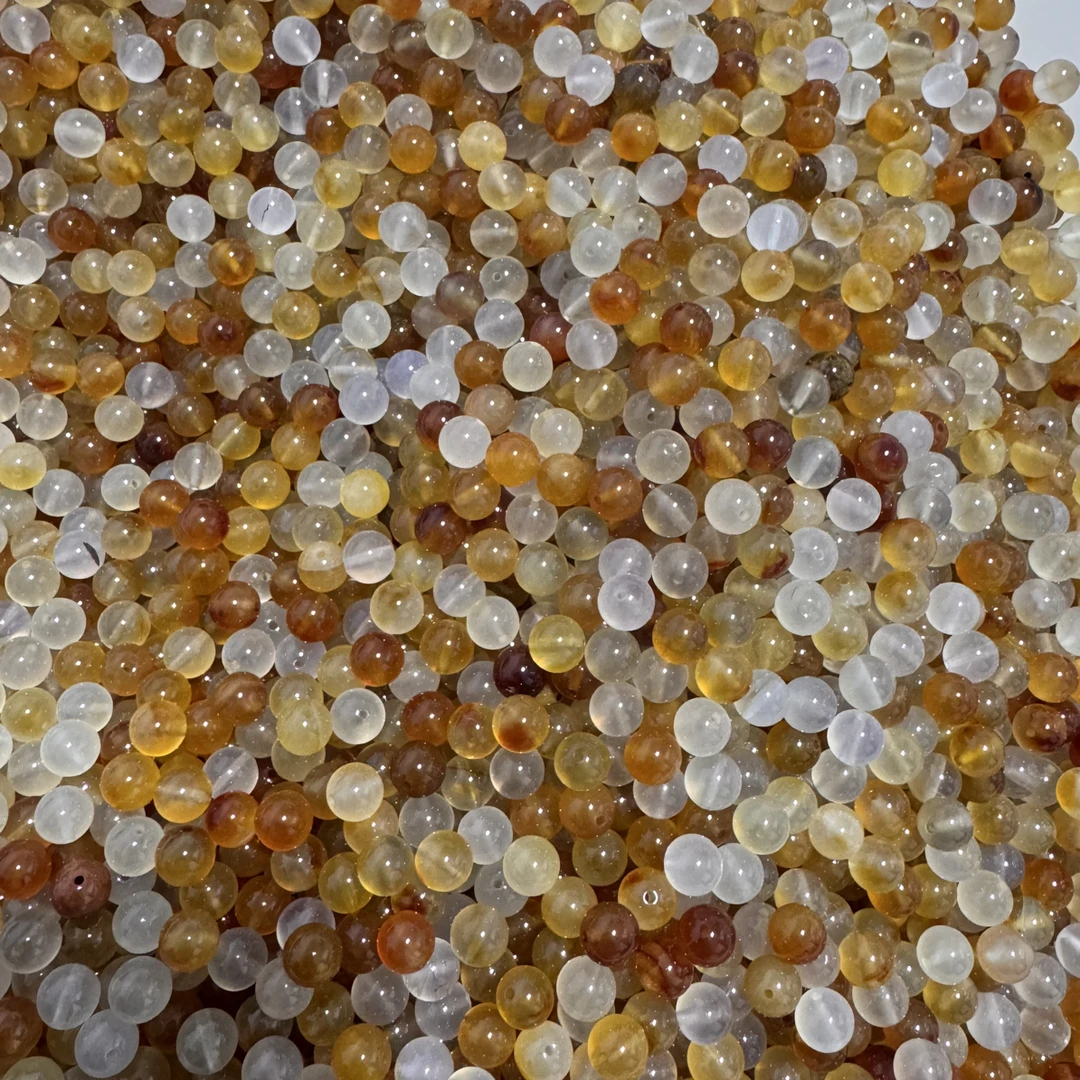 北红玛瑙卡八珠子100粒