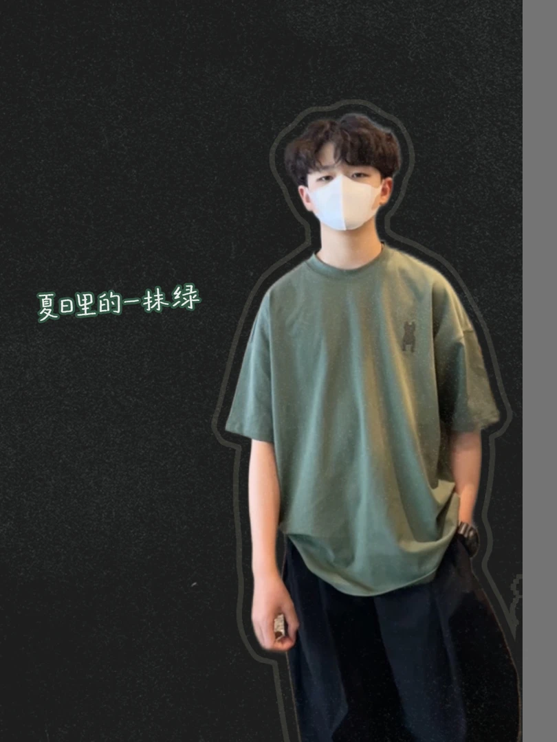 男童短袖t恤纯棉夏季新款童装亲子装儿童宽松休闲纯色半袖打底衫