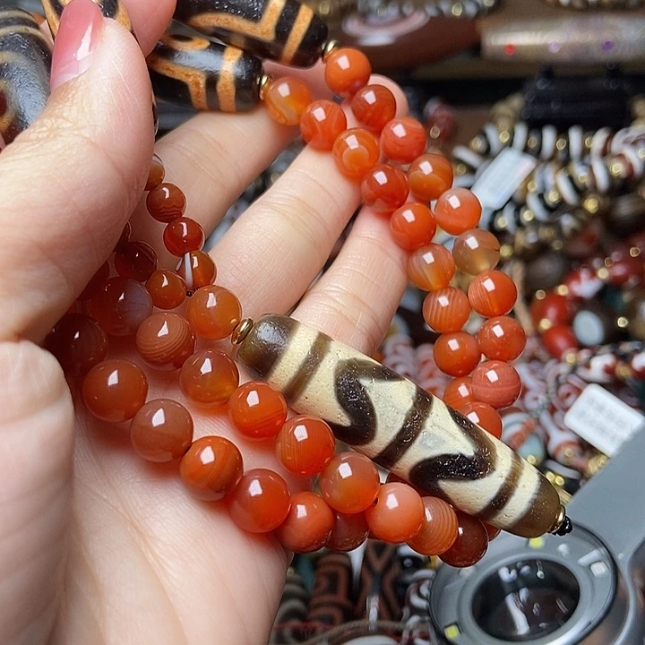 玛瑙/玉髓未镶嵌手链