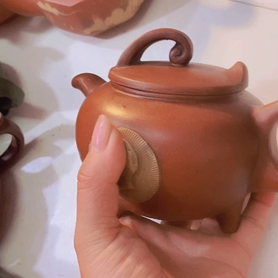 全手工制作宜兴紫砂壶微瑕