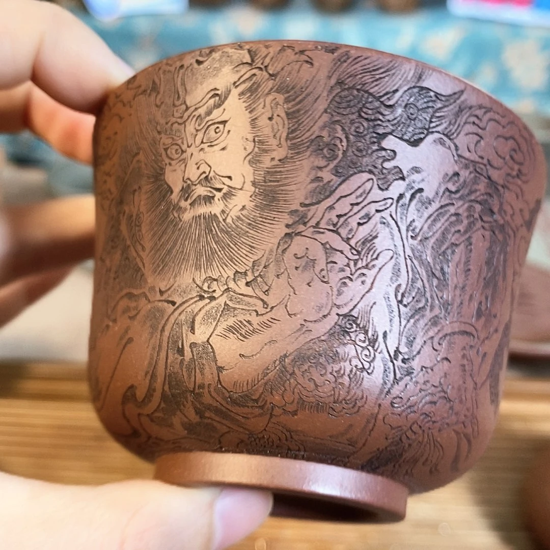 紫砂茶杯宜兴紫砂杯