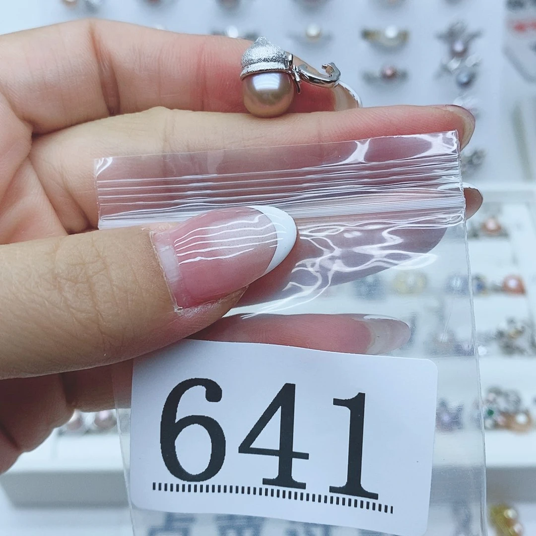 鹿****戒指银S925镶嵌淡水珍珠641