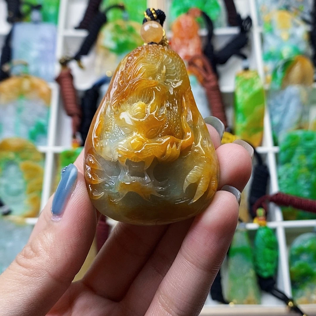 颈饰未镶嵌翡翠翡翠A货