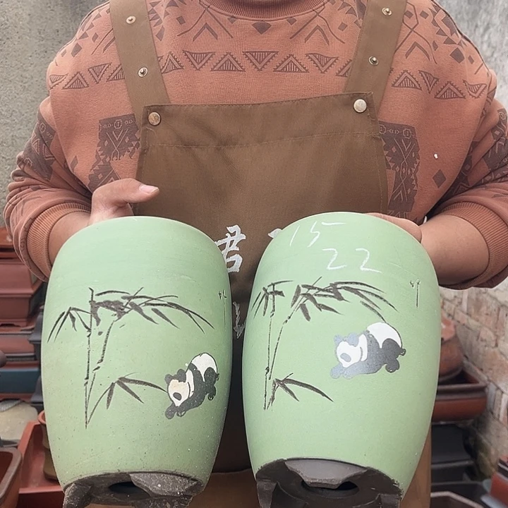 紫砂紫砂花盆盆栽