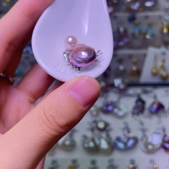 淡水珍珠合金颈饰11