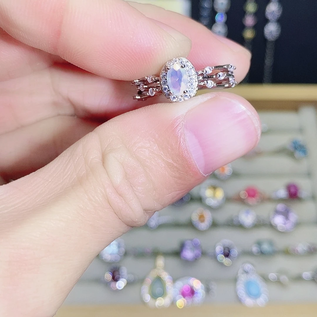 未镶嵌欧泊戒指559