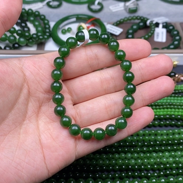 未镶嵌手串和田玉（碧玉）卡8