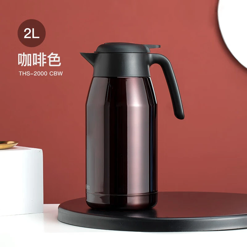 膳魔师保温壶高真空大容量不锈钢家用保温保冷暖水壶THS-2000