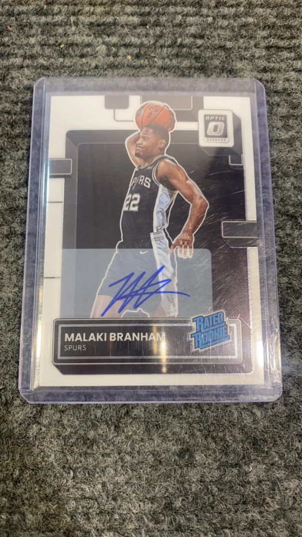 马拉凯 布兰纳姆 optic donruss新秀卡签 马刺队新秀 正版球星卡