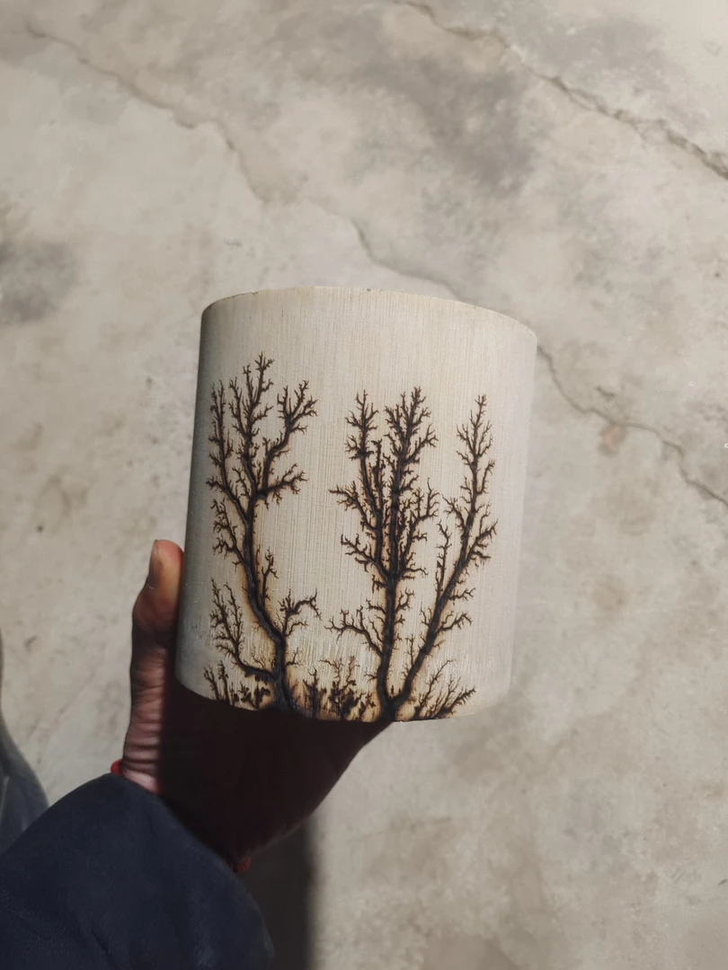 电击竹筒   花盆花瓶