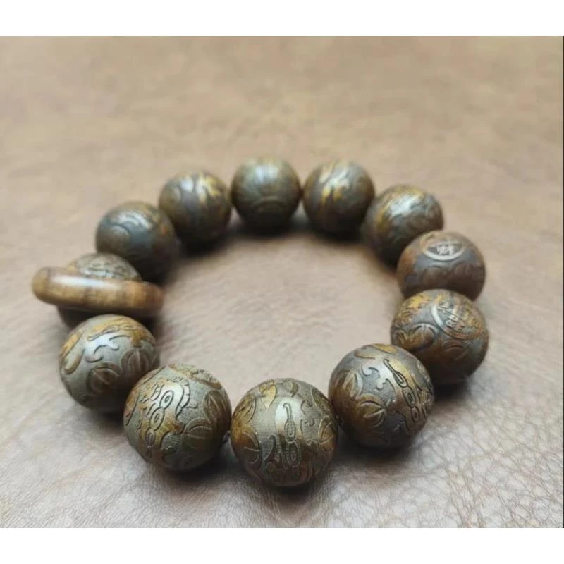 JS   Y005  202 精品手串   黄福(无礼盒)