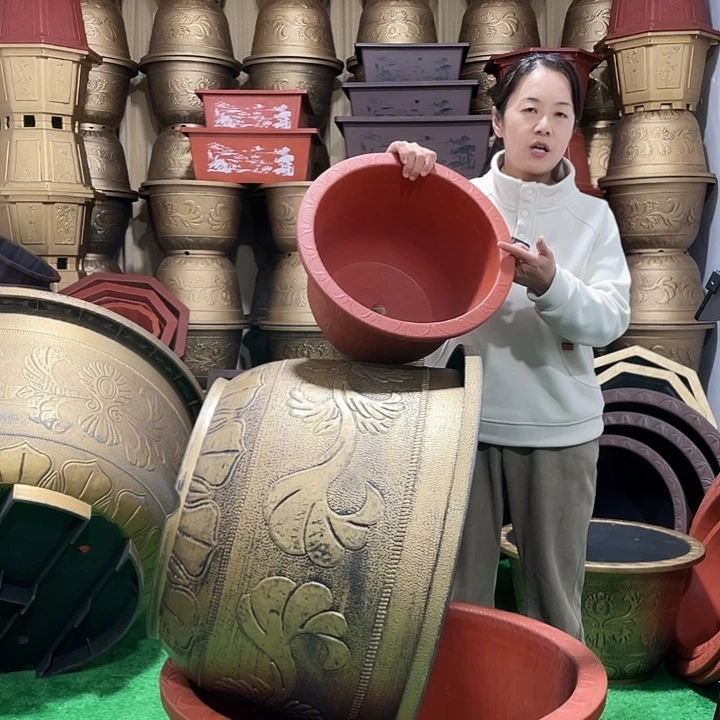 圆盆红色四零十个