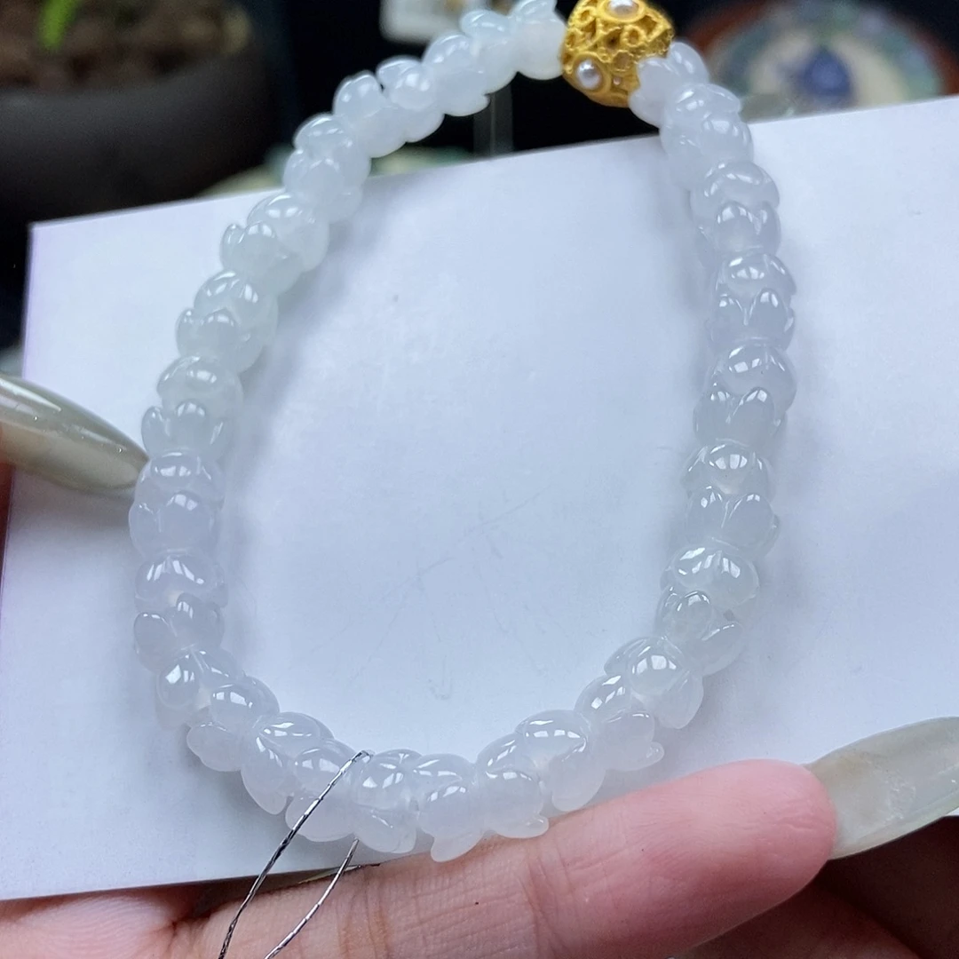 未镶嵌挂件翡翠珠链
