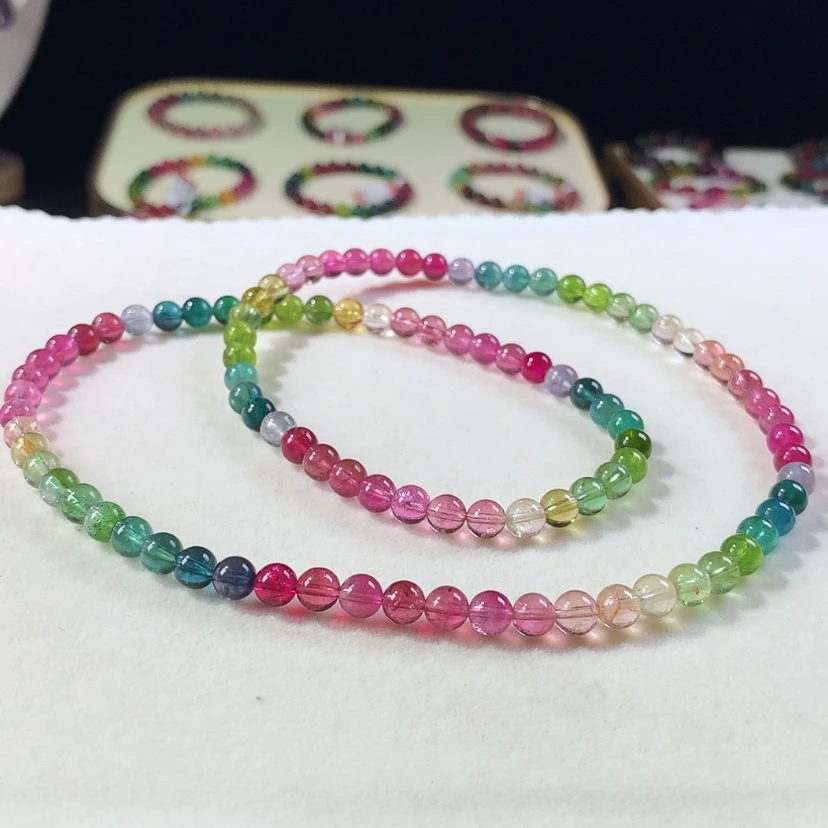 【闪购商品】未镶嵌手链碧玺那*碧玺手链