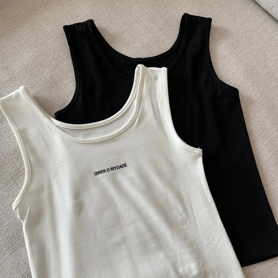【季颜品牌】  女装螺纹紧身打底夏季流行内搭修身外穿百搭背心26