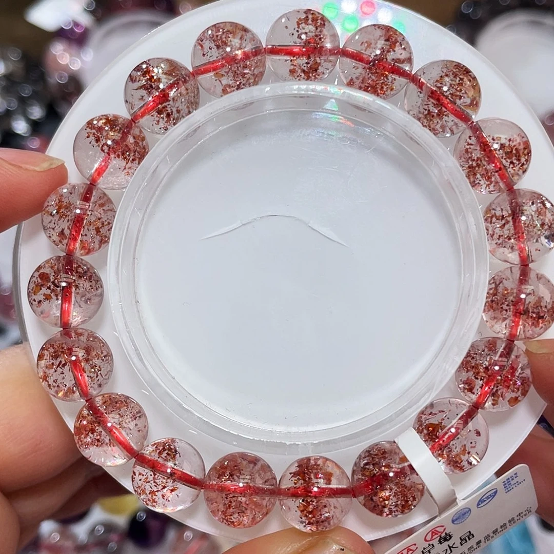 手链水晶未镶嵌金草莓10.5