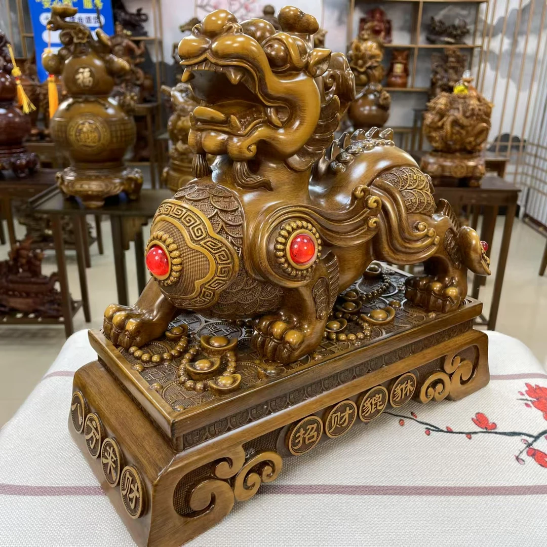 招财进宝貔貅长35高33摆件玄关客厅家居公司店铺开业送礼高档装饰