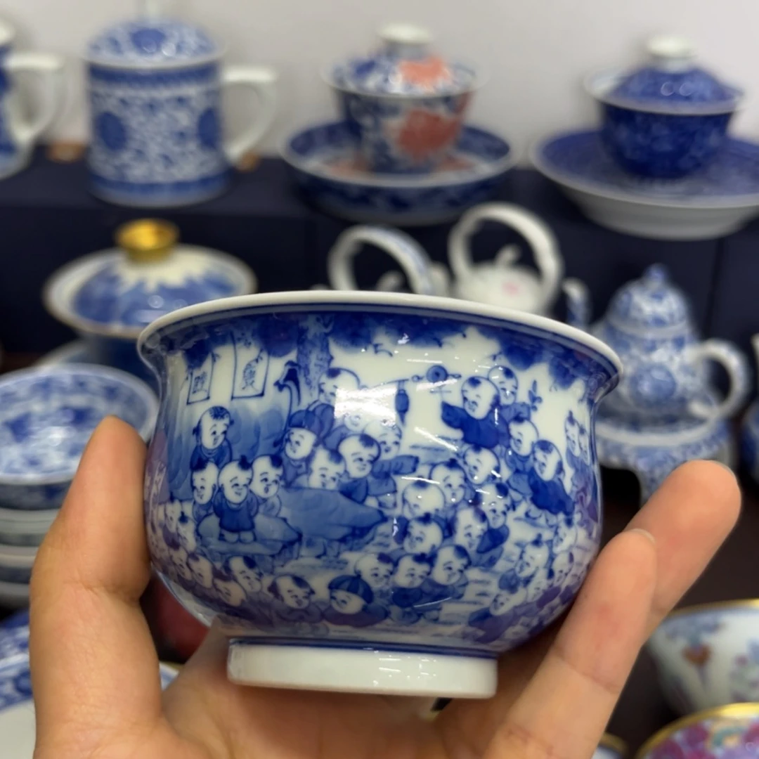 【闪购商品】景德镇手工手绘陶瓷看*
