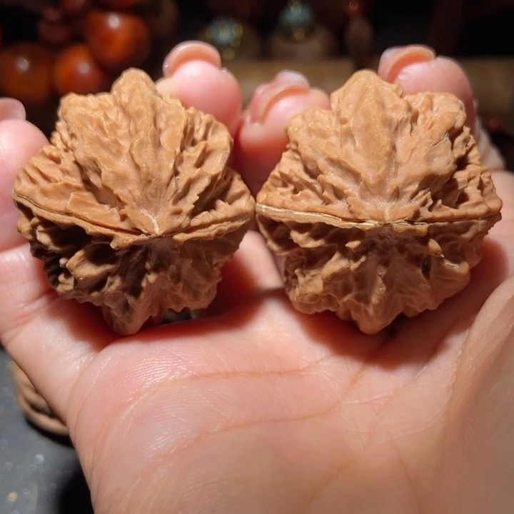 把件文玩核桃东北楸子小雪200