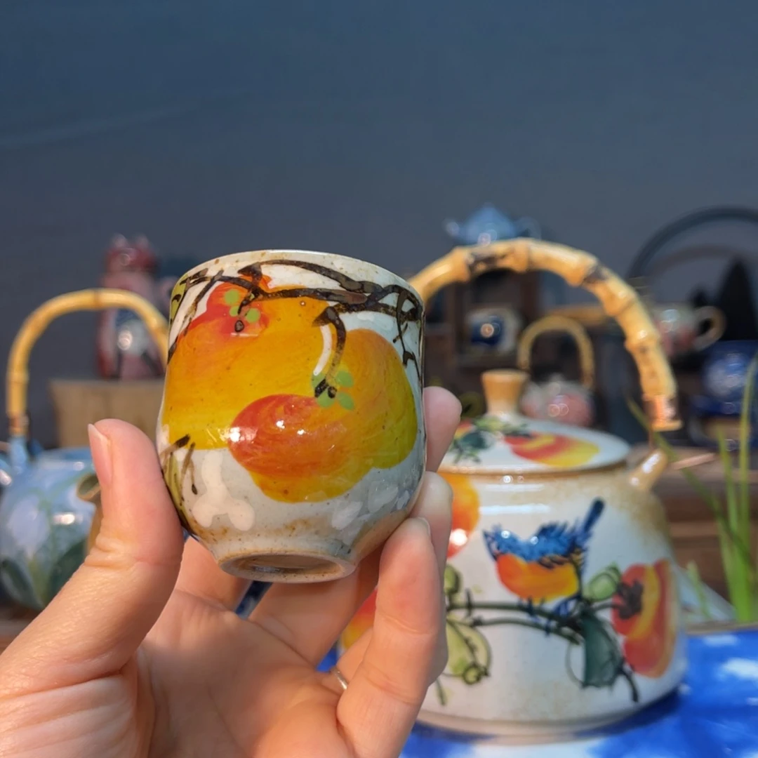 杯?***?素浅陶瓷手工手绘