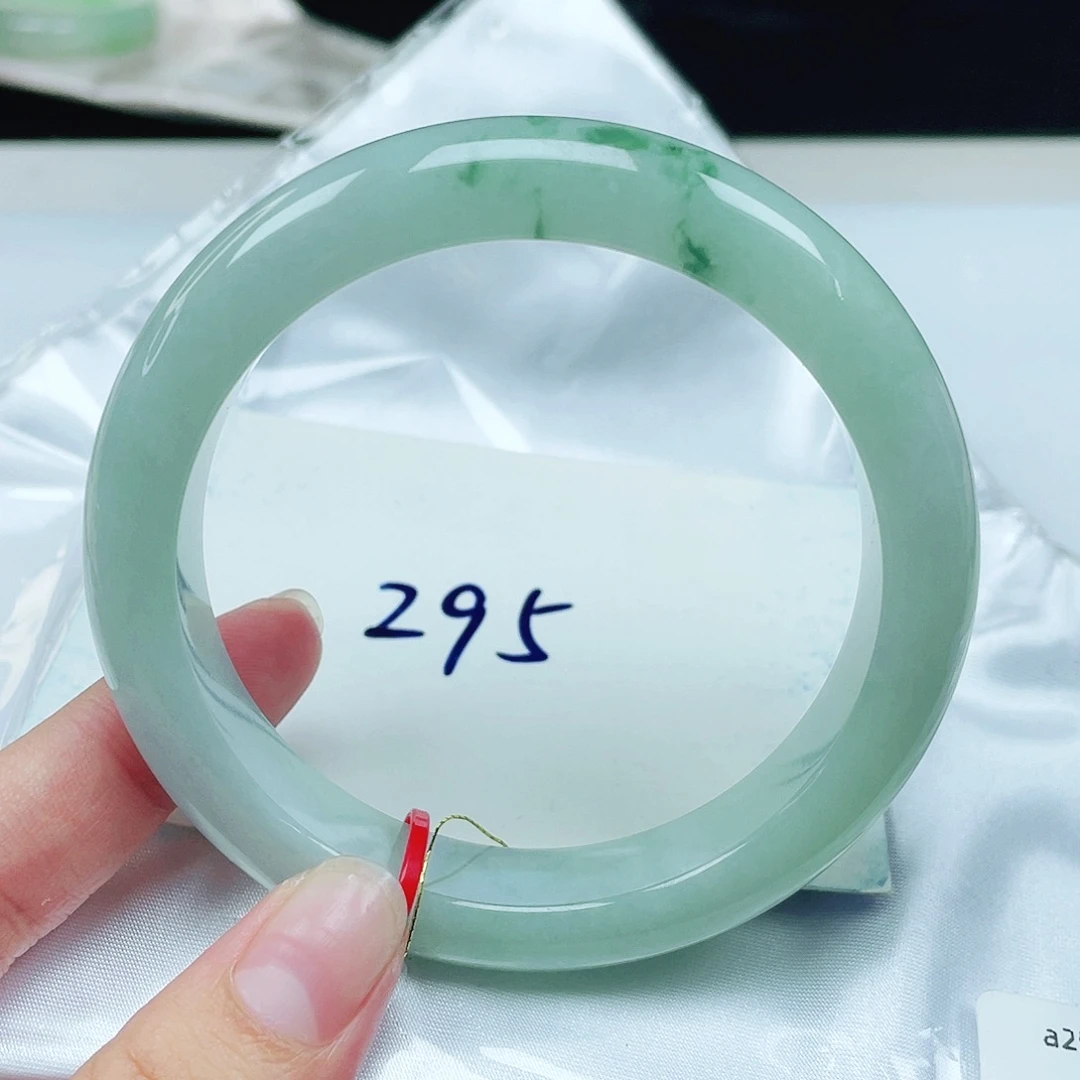 翡翠未镶嵌手镯正圈59.5