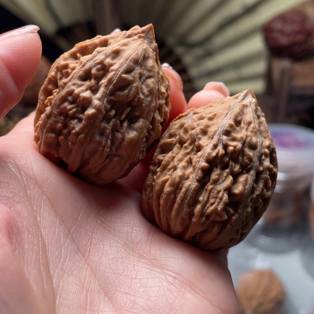 文玩核桃把件楸刀鱼30