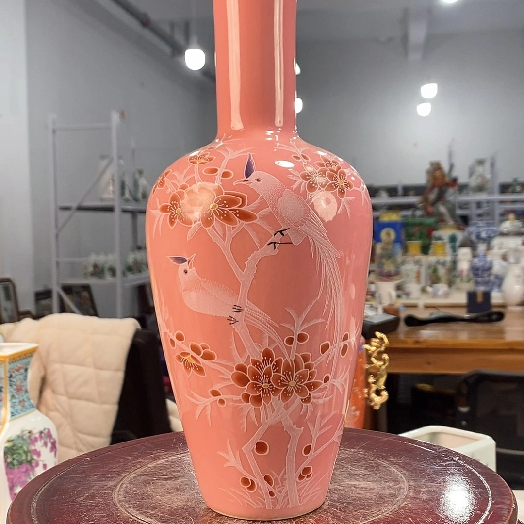 摆件景德镇陶瓷花瓶摆件