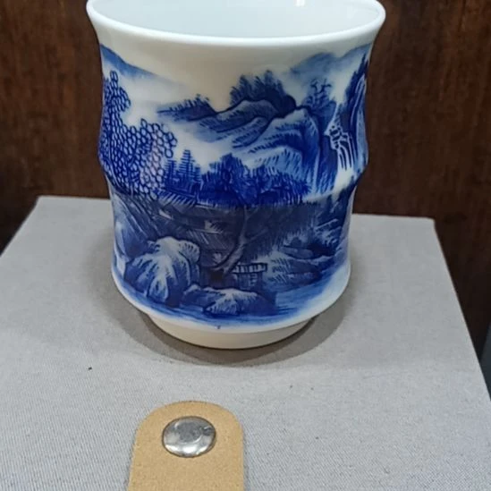 瓷景德镇纯手工手绘青花山水