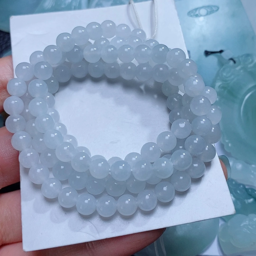 定制翡翠未镶嵌毛货付款后确认抛光