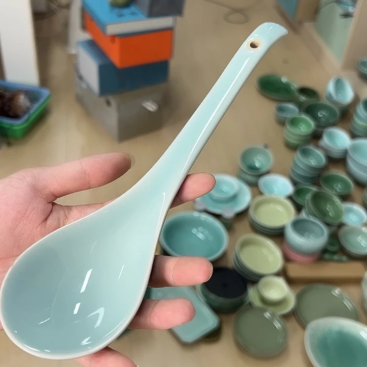 云间青瓷龙泉小米茶器