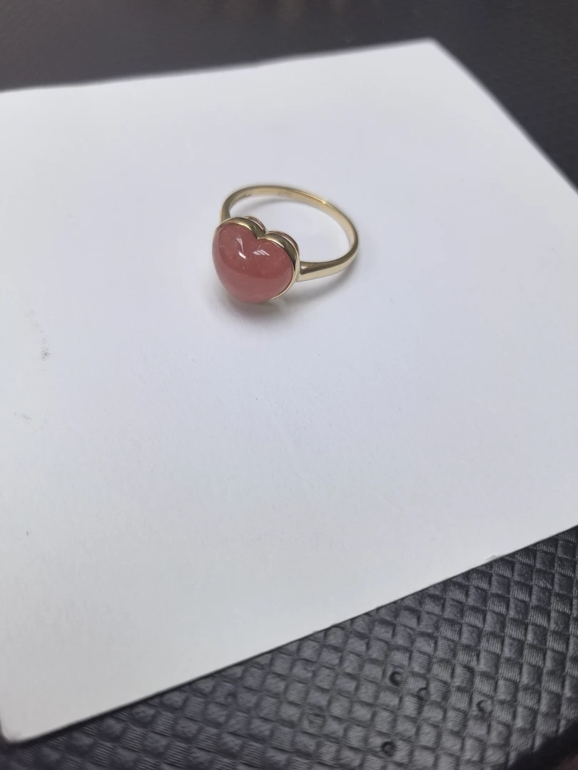 天然高品质红纹石戒指