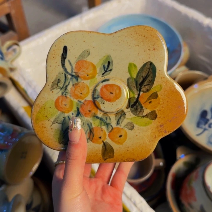 瓷片景德镇陶瓷手工手绘