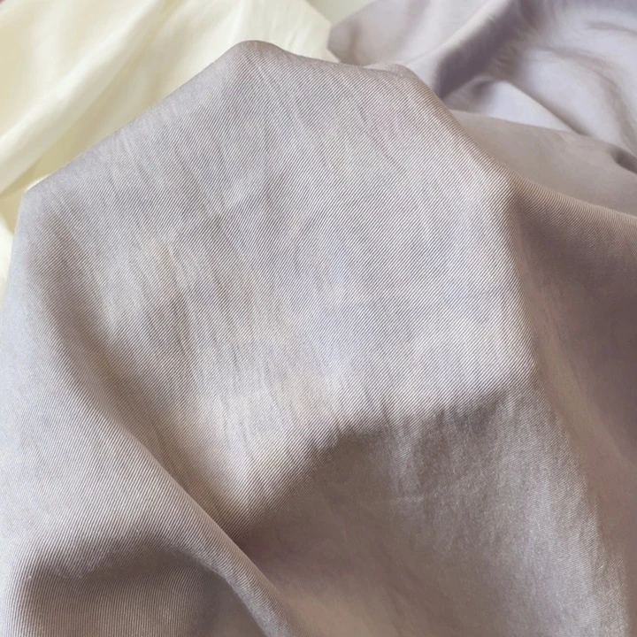 天丝（莱赛尔纤维）紫灰色瑕疵2米