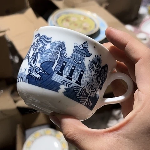 其他瓷咖啡杯两个陶瓷