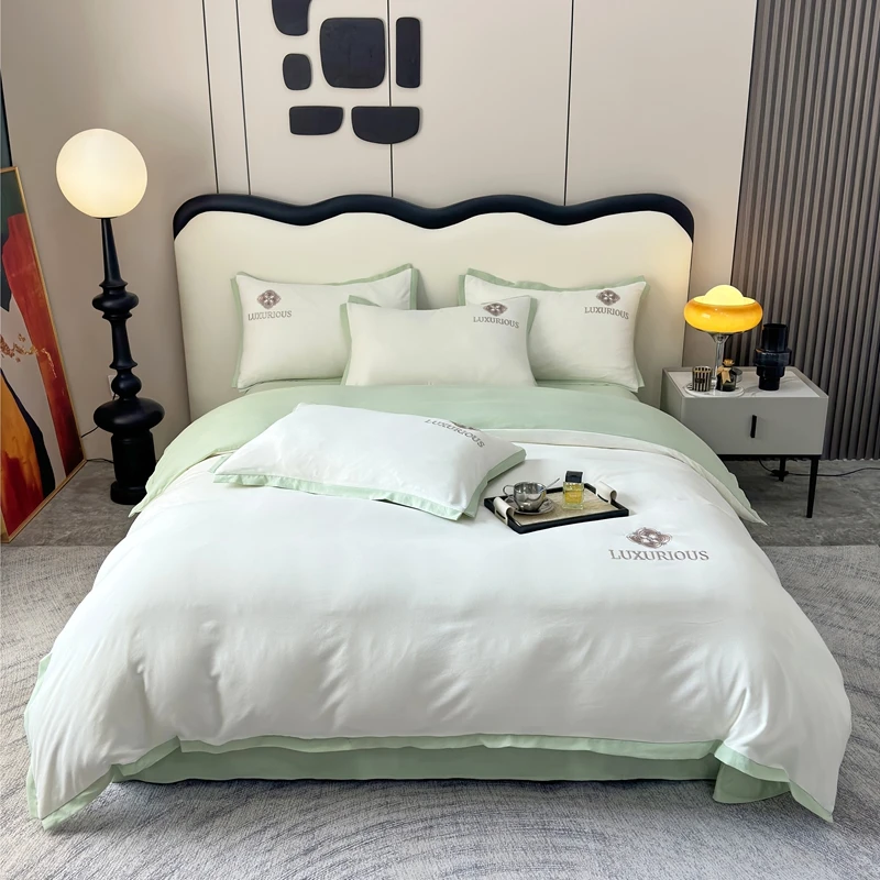 四件套双层纱超柔软2025新款高级主卧上档次高端感轻奢舒适亲肤