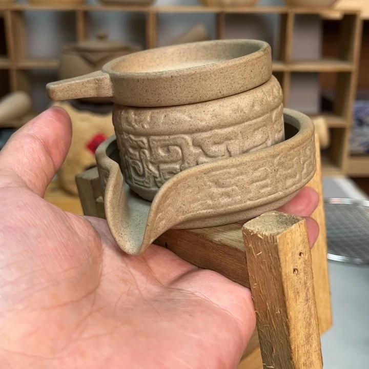 壶老段烧陶瓷茶器