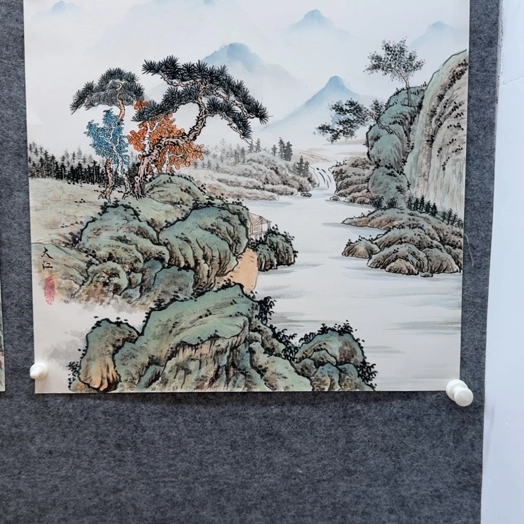 国画50斗方卡纸哈哈哈
