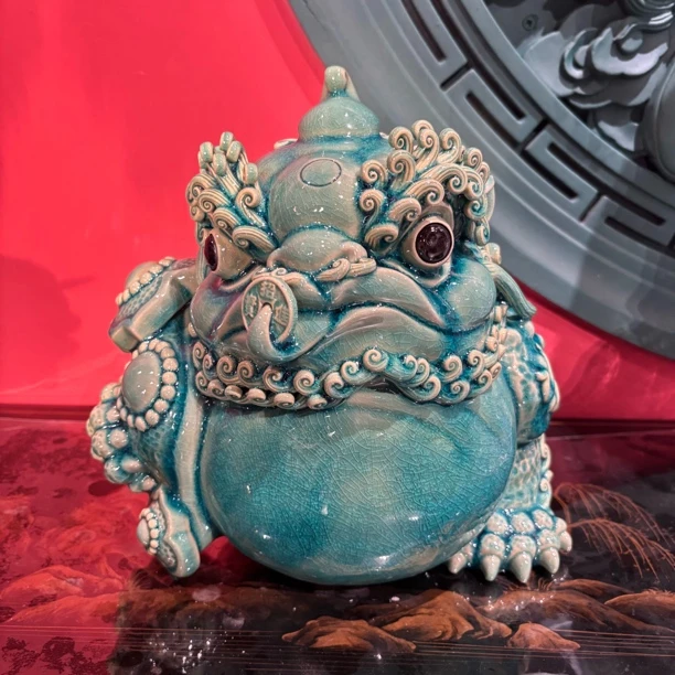 【三周年专属】W17石湾陶装饰玄关摆件30*24*30cm