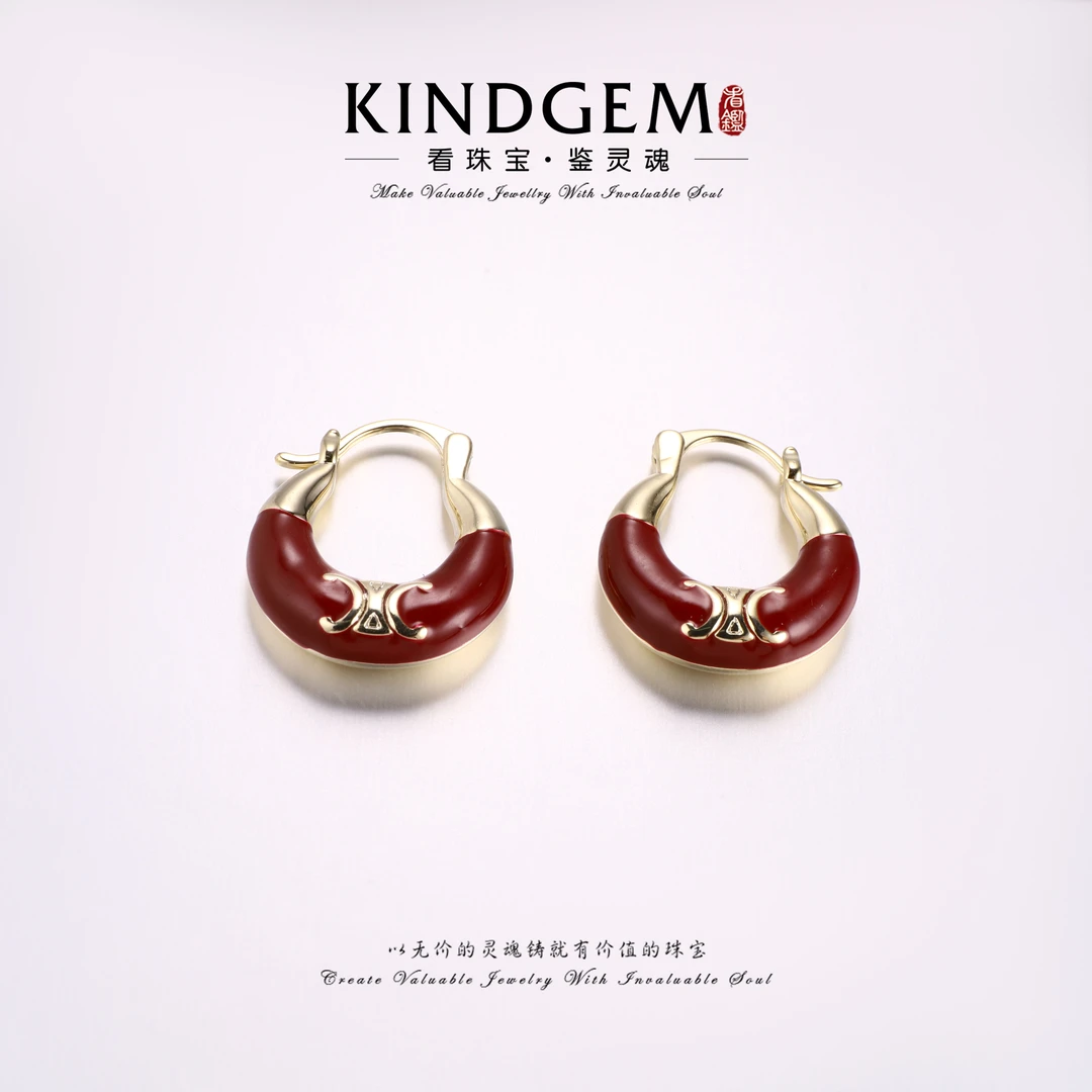 KindGem 气质轻奢百搭时尚耳环C-33074