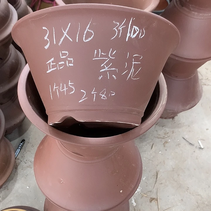 紫砂花盆   紫砂清货处理老盆