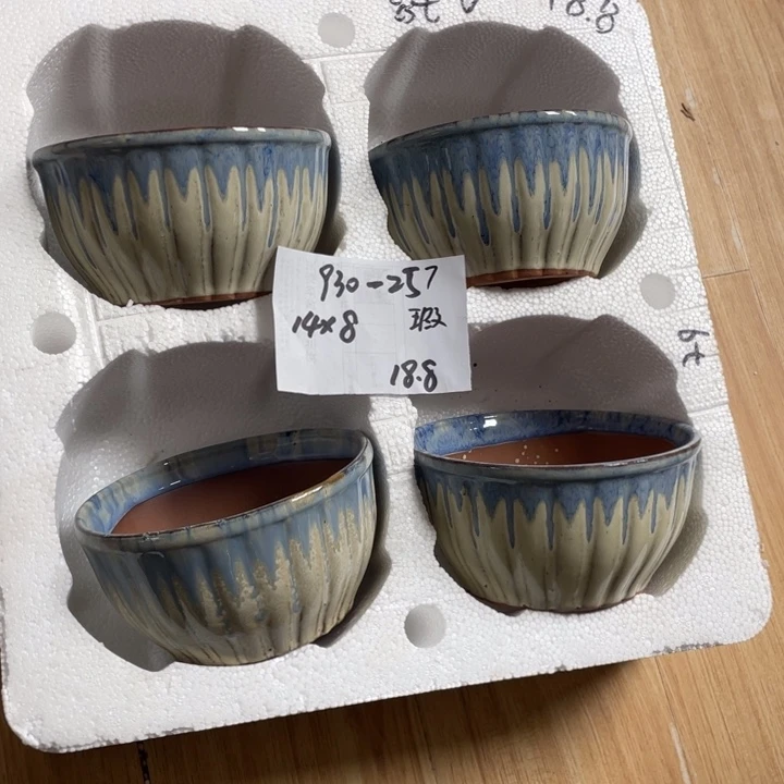 粗陶多肉花盆微瑕257