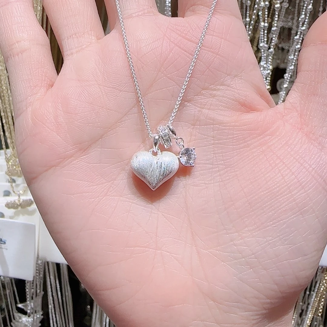 锆石铜合金925银项链